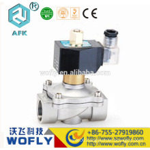 Brass/stainless steel 304 1/2 N.O. 12v electric water valve